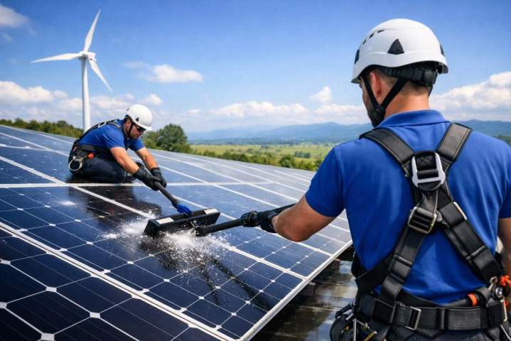 Un nettoyage professionnel garantir un rendement énergétique optimal. 